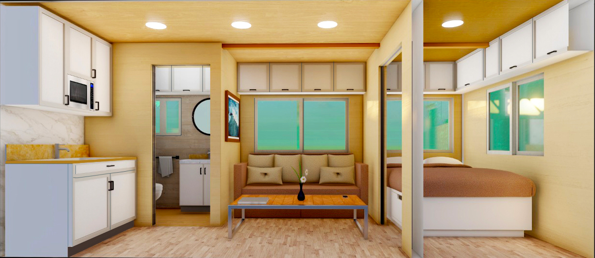 Roomy Comfortble Interior Maxi Care Pod Home