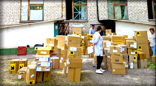 International Rescue Committee Medical Boxes Supply Ukraine Refugees